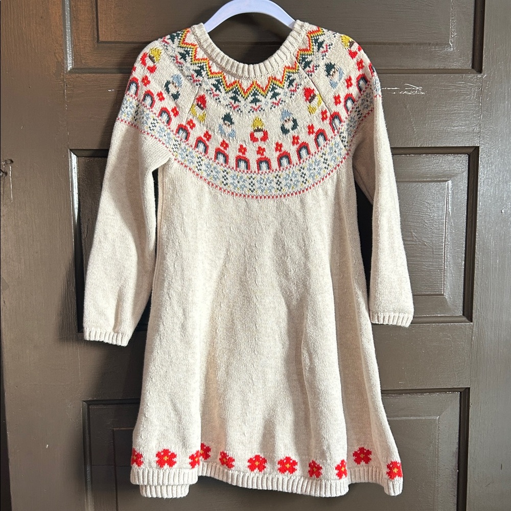 Hannah Andersson heavy knit dress; 110 cm/US 5